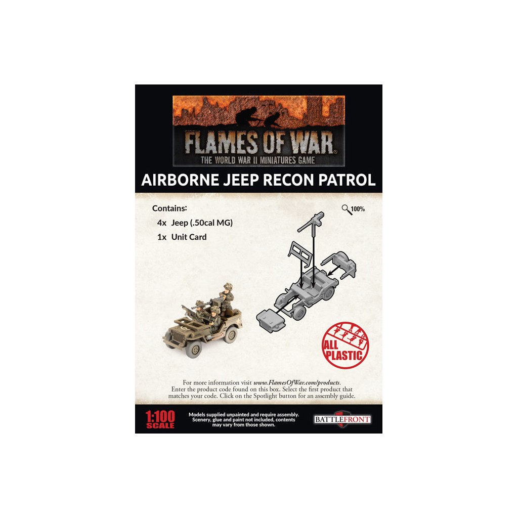 Flames of War - Airborne Jeep Recon Patrol