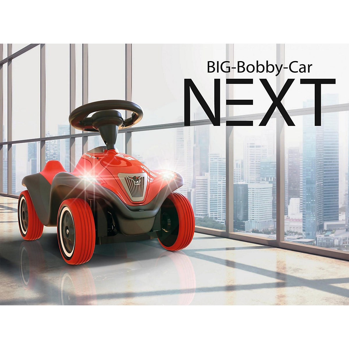 BIG Bobby Car PRÓXIMO, rot/schwarz schwarz/rot