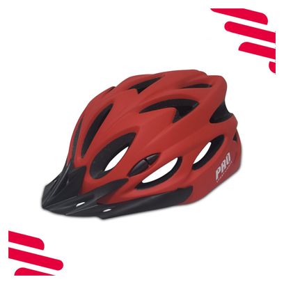 Casque de Vélo Hommes/Femmes Rouge mat