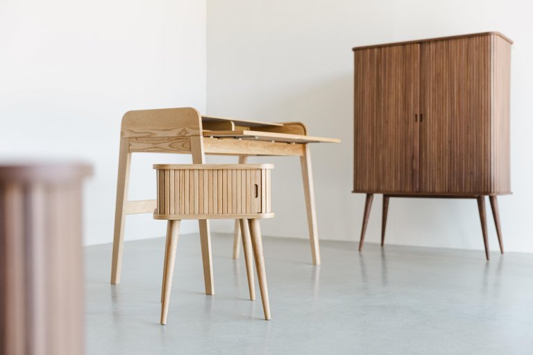 Zuiver Barbier bijzettafel zwart