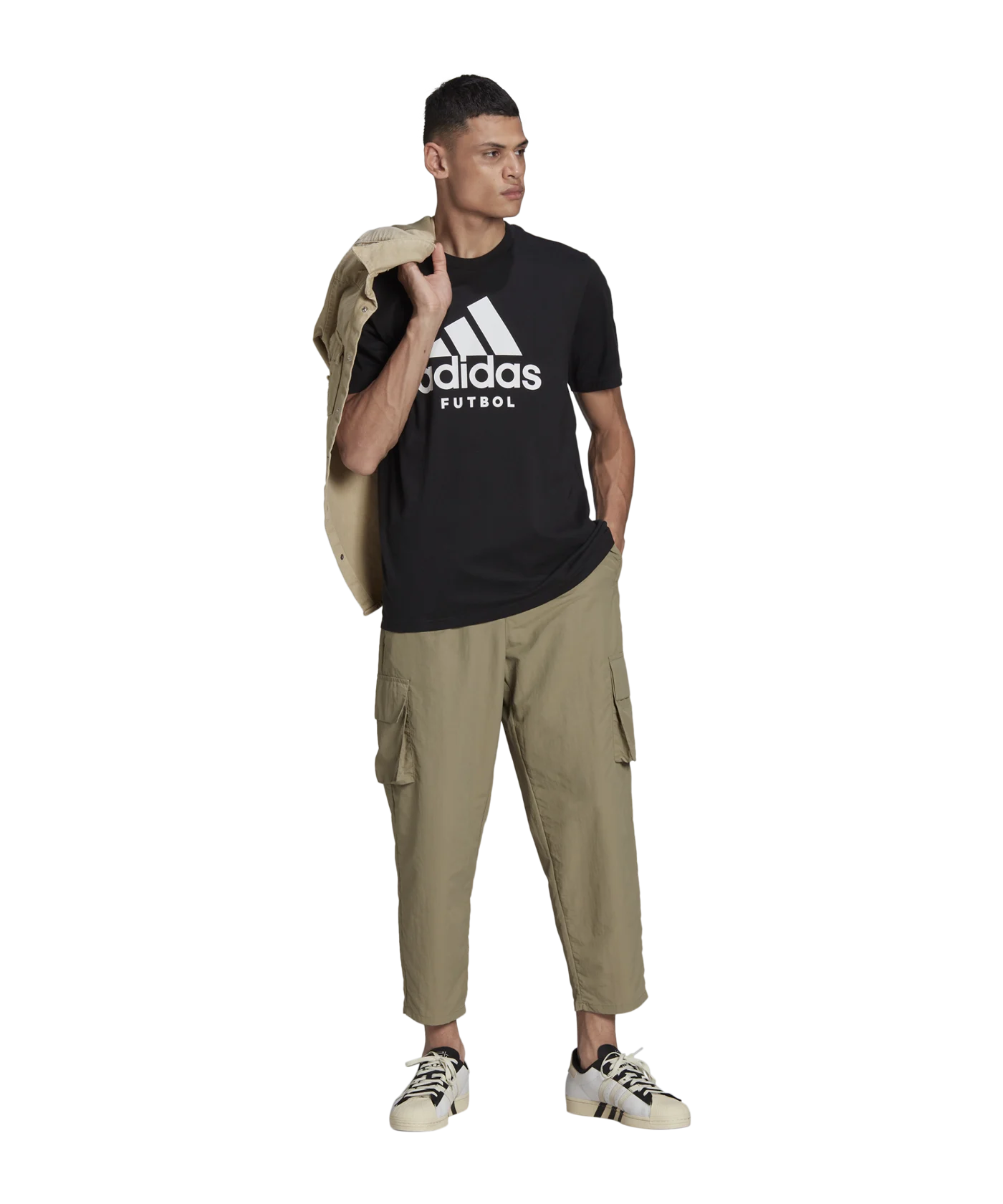 adidas Graphic T-Shirt Schwarz