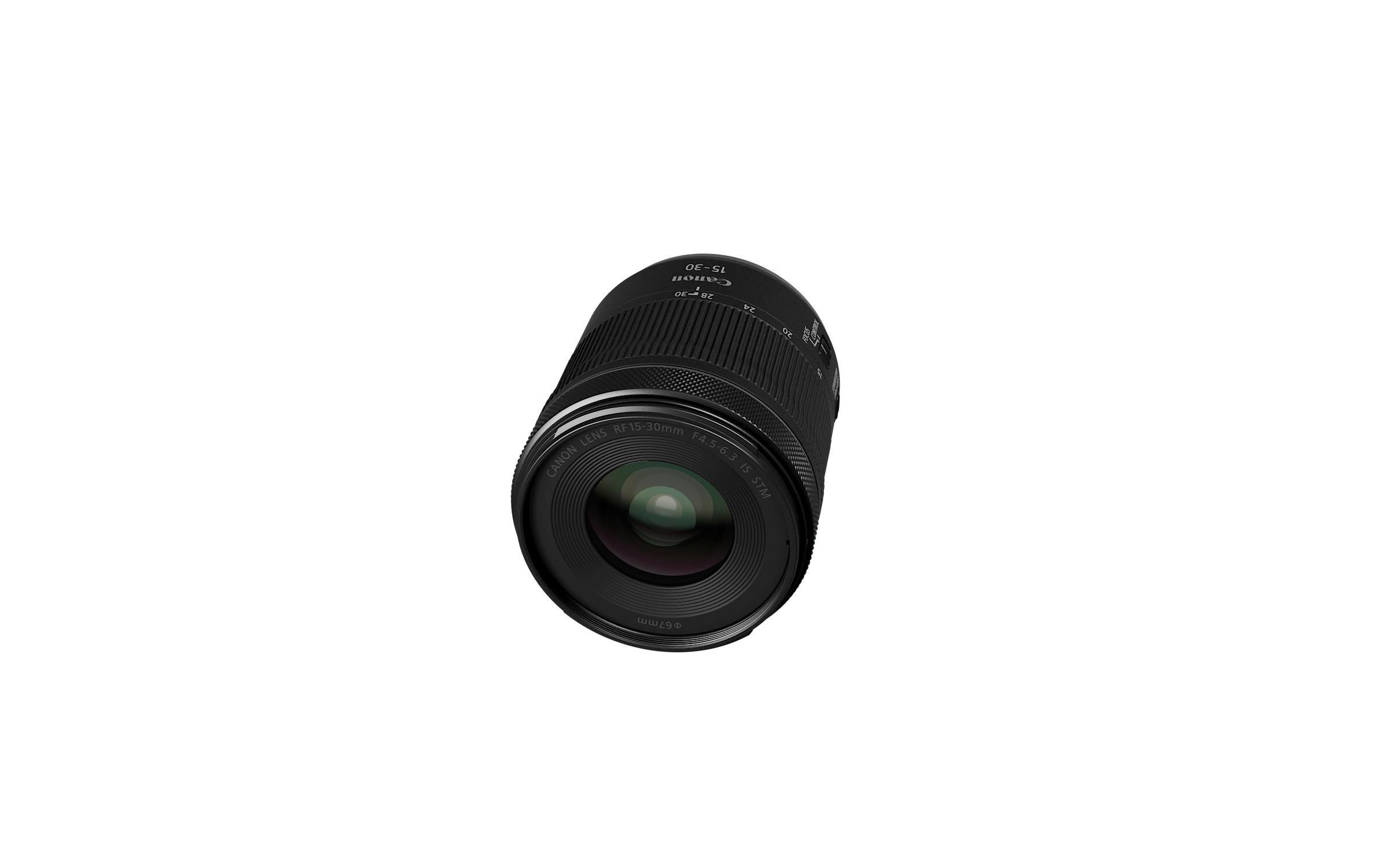 Zoomobjektiv RF 15-30mm F/4.5-6.3 IS STM Canon RF<br>Ultraweitwinkel-Zoombereich ideal fürLandschafts- und Videoaufnahmen