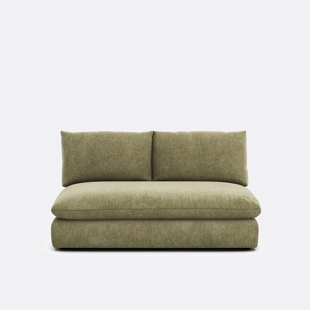LA REDOUTE INTERIEURS<br>Sofá modular de 2 lugares. poliéster manchado, Malo