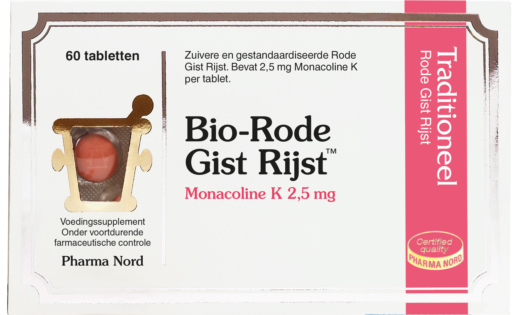 Pharma Nord Bio Rode Gist Rijst (60 tabletten)