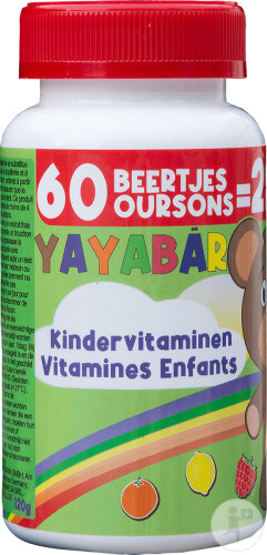 Yayabär Vitamines Enfants 60 Oursons