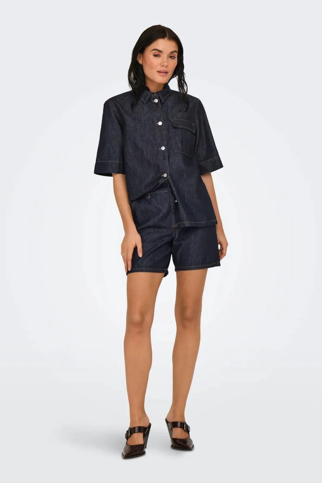 JDY Jdysansa Ss Oversize Shirt Db