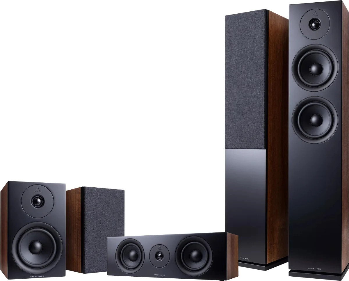 Argon Audio Forus 55 5.0 Noyer Packs enceintes grand spectacle
