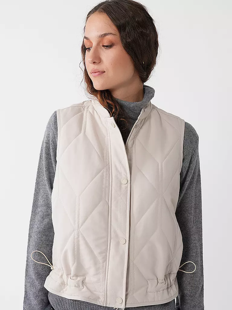 COMMA IDENTITY Steppgilet beige
