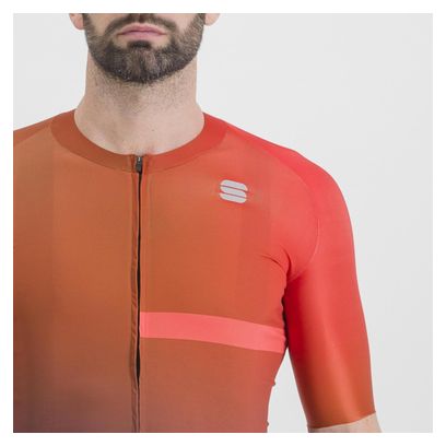 Maillot Manches Courtes Sportful Bomber Rouge/Orange