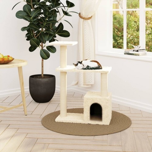 Creme arranhador de sisal Vidaxl para gatos