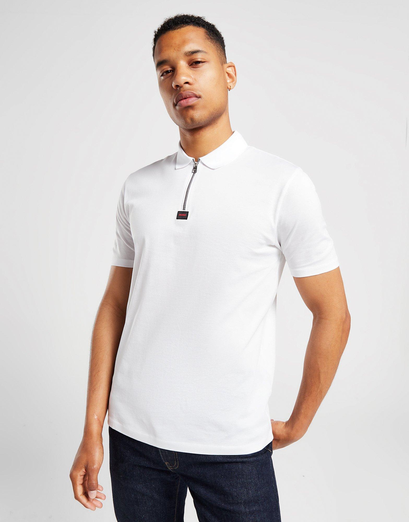 HUGO Polo Zippé Deresom Homme
