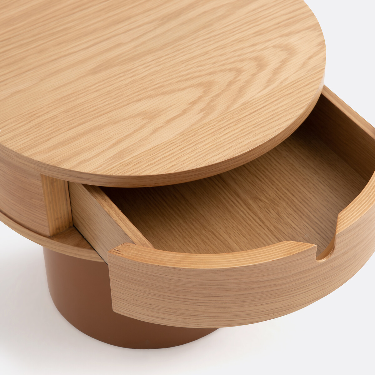 LA REDOUTE INTERIEURS<br>Mesa de cabeceira com pé laqueado, 1 gaveta, Tamita