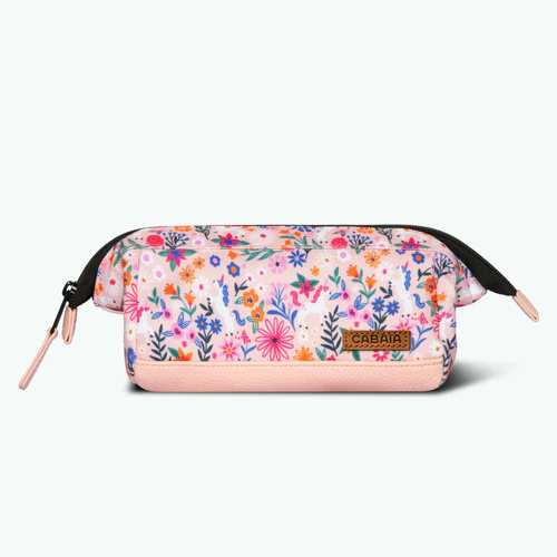 Trousse école Wonderland rose clair