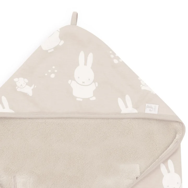 Jollein - Einschlagdecke für Babyschale, Miffy Snuffy, nougat