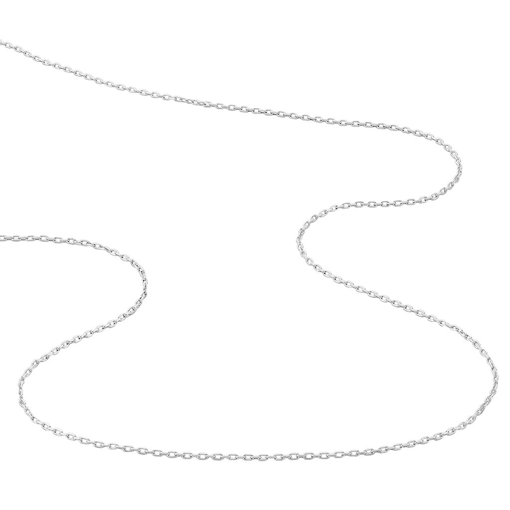 Chaîne Claudine Argent Blanc