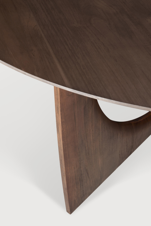 Ethnicraft Geometric eettafel rond Ø150 teak bruin