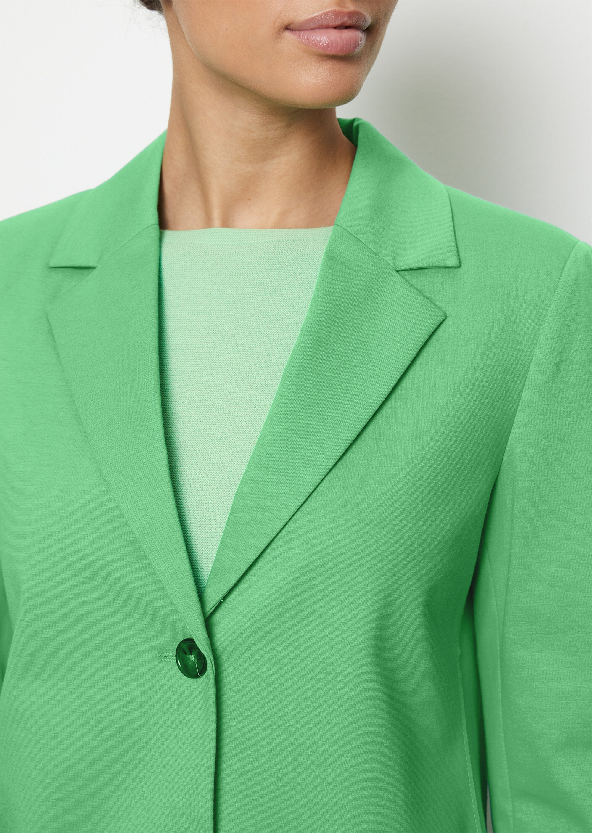 Jerseyblazer regularaus Interlock-Qualität