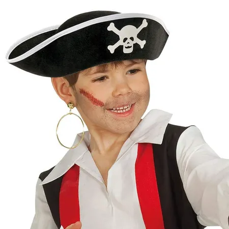 Rubies Piratenhut für Erwachesene und Kinder, Gr. 56