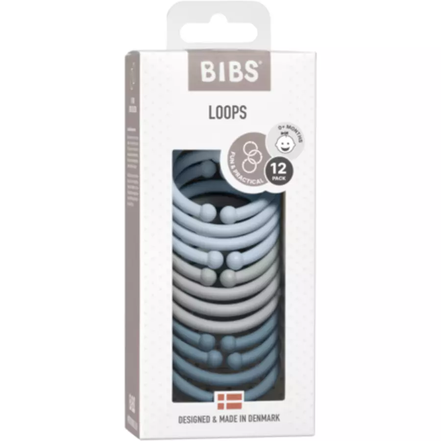 BIBS® Loops CloudBaby BluePetrol 12 Stück