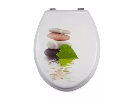 MSV Abattant Wc MDF Lingga - Charnières Inox