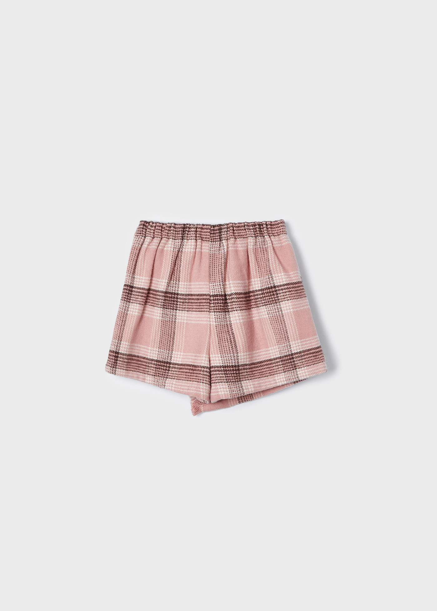 calças culote xadrez para meninas