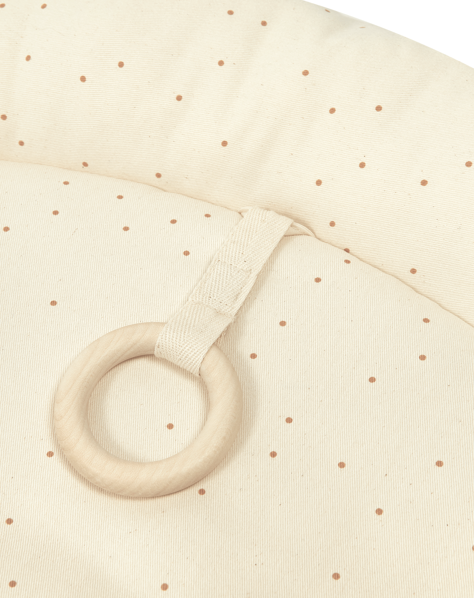 Tapis d'eveil sensoriel playground rond | Beige