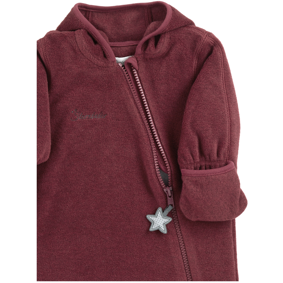 Sterntaler Overall dunkelrot melange