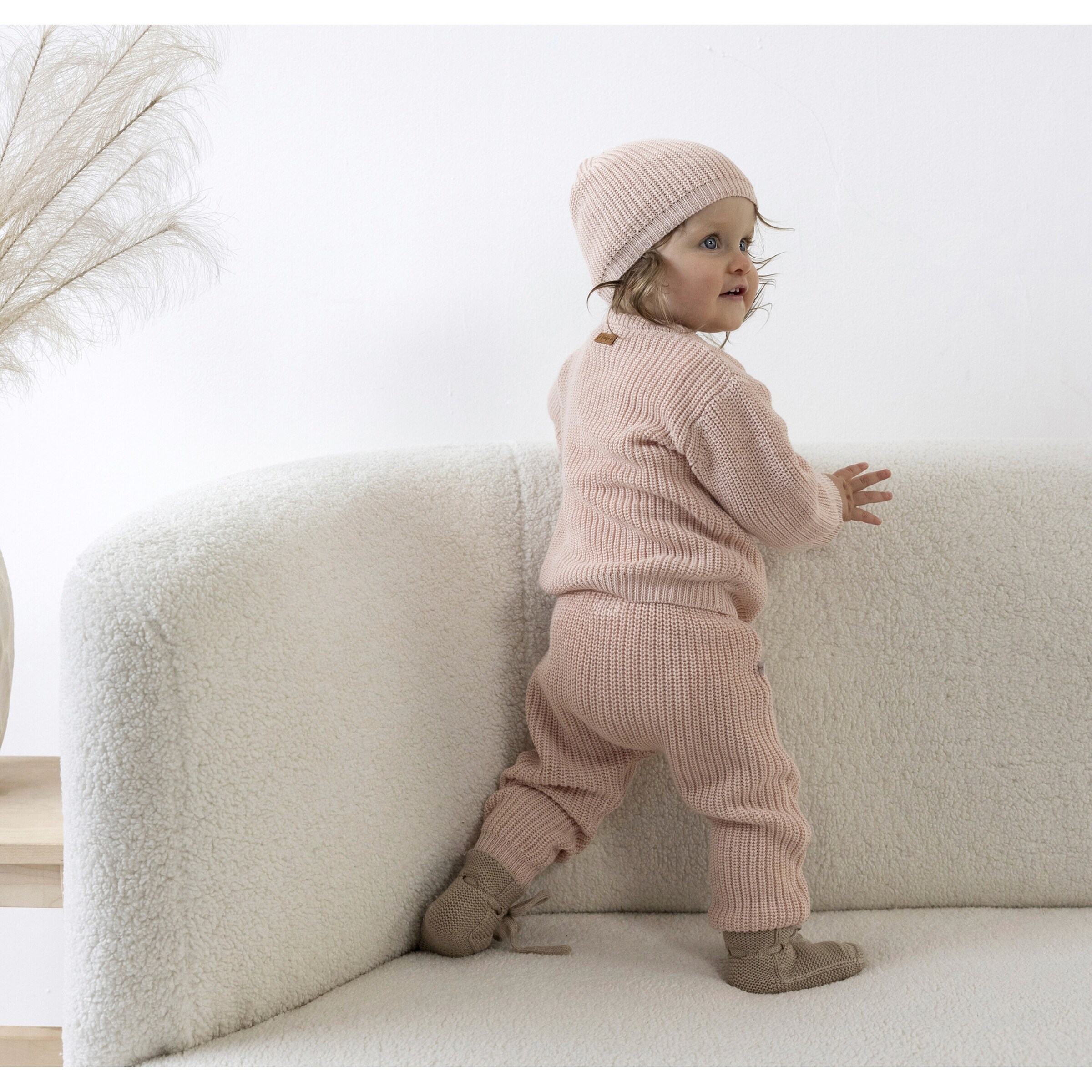 Feetje Strickpullover rosa