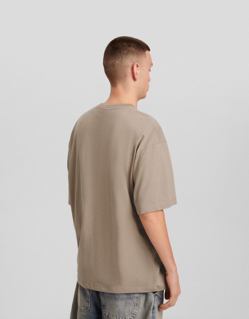 Camiseta de manga curta oversized