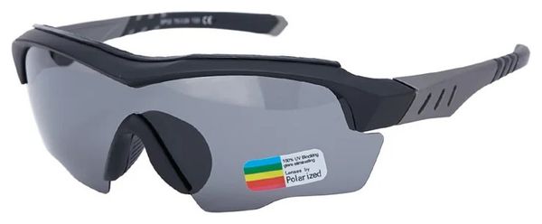 Lunettes de Soleil de Sport Polarisées à Lentilles Amovibles gris et vert