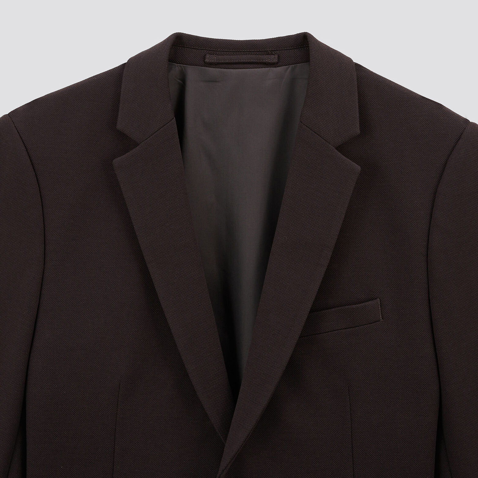 Veste maille slim Marron