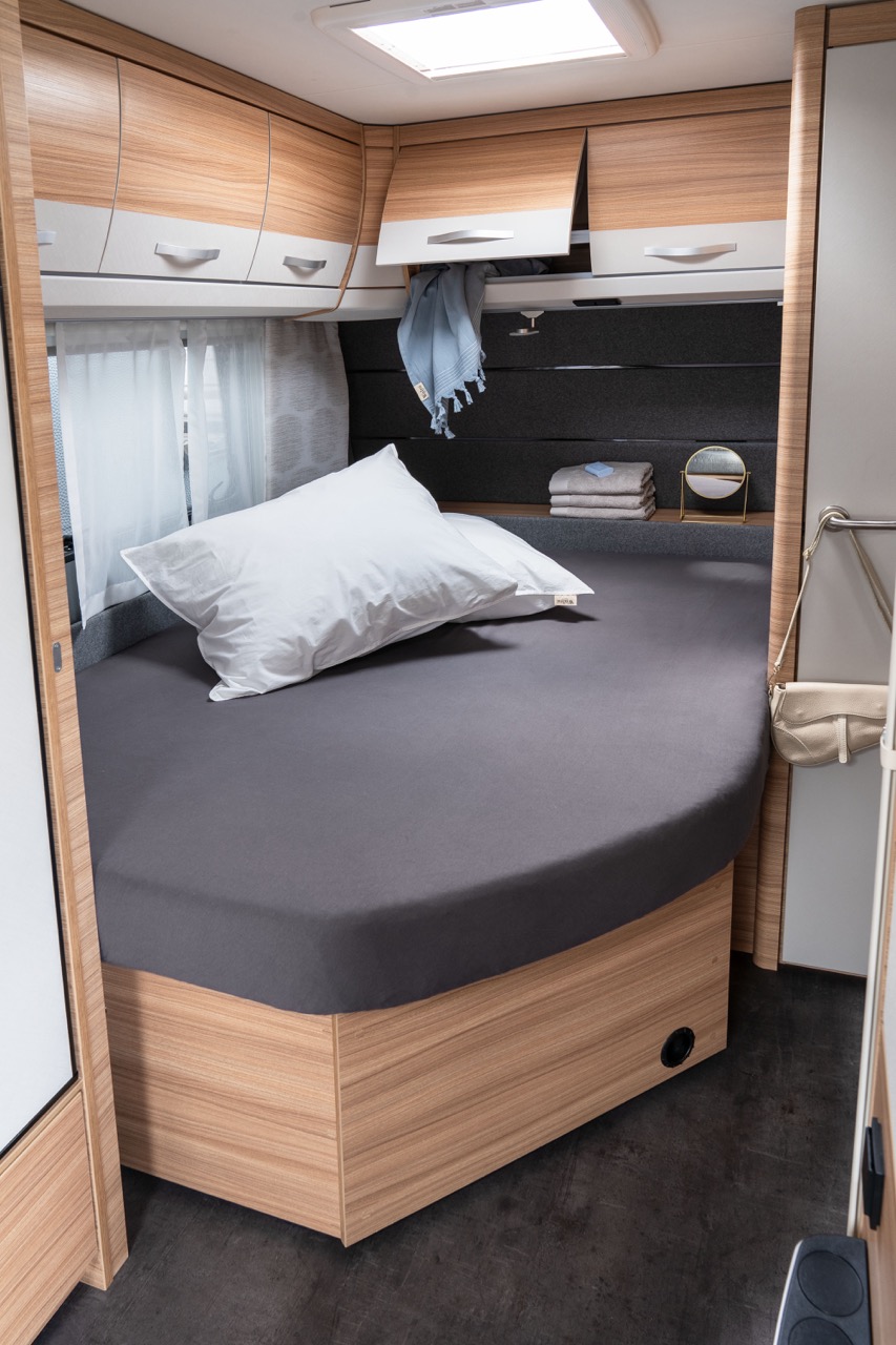 Walra Multifit Frans bed rechts hoeslaken - Anthracite