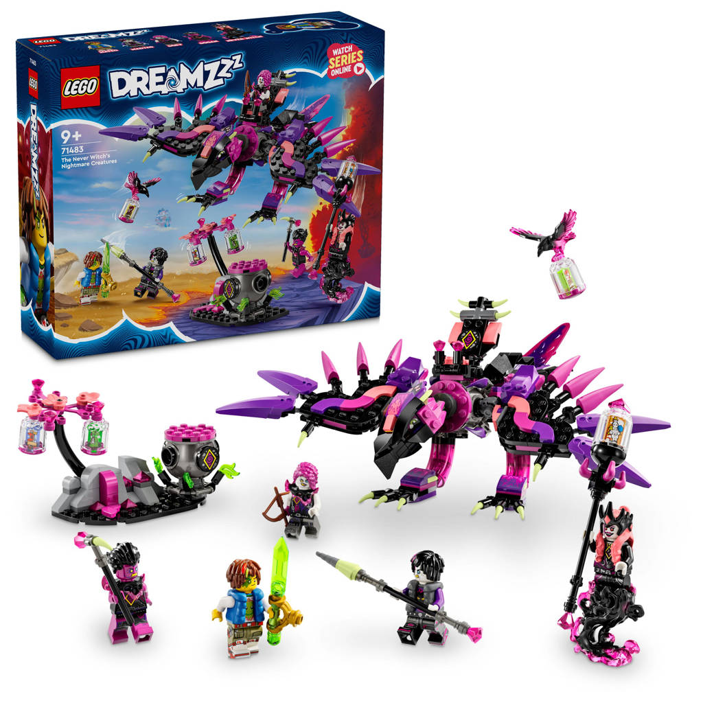 2-in-1 De nachtmerriewezens van de Neder Heks Bouwpakket voor Kinderen 71483 DREAMZzz