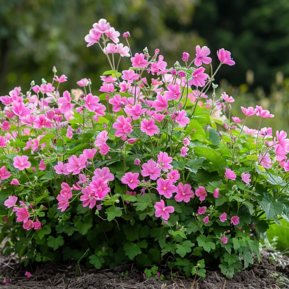 Kaapse malva - Set van 6 - Anisodontea 'El Rayo' - Hoogte 25-40cm - ⌀9cm
