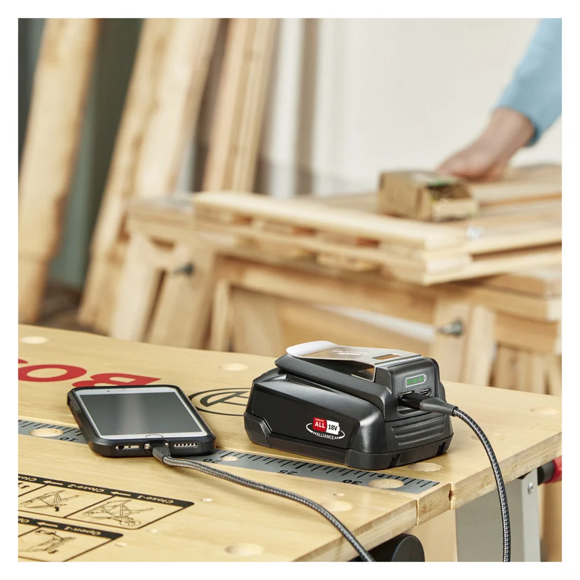 Batteridrevet powerbank 18 V