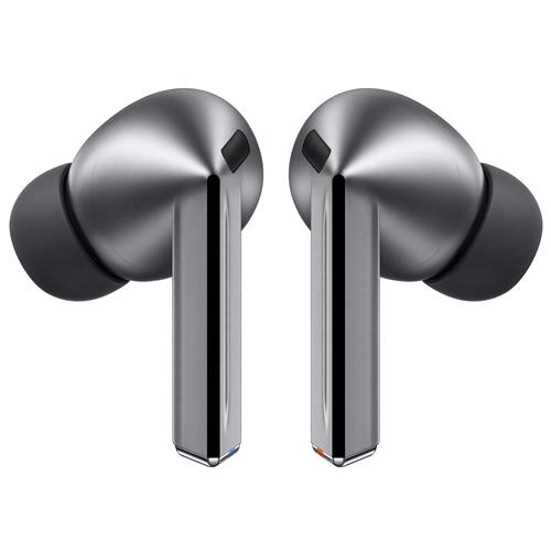 Galaxy Buds3 Pro ANC Wireless Bluetooth Kopfhörer Headset mit Galaxy AI   Qi Lade Case (SM-R630NZAAEUC) - Silber