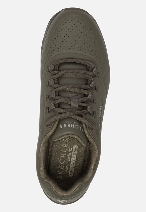 Skechers Uno 2 Sneakers groen Imitatieleer