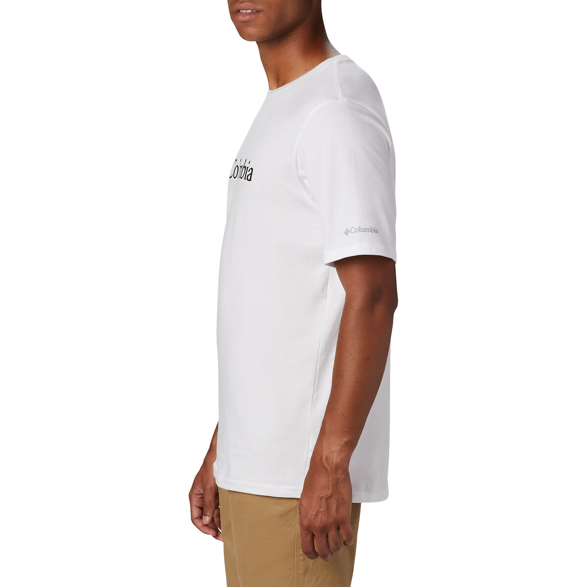 COLUMBIA<br>Camiseta de manga curta com logo no peito essencial