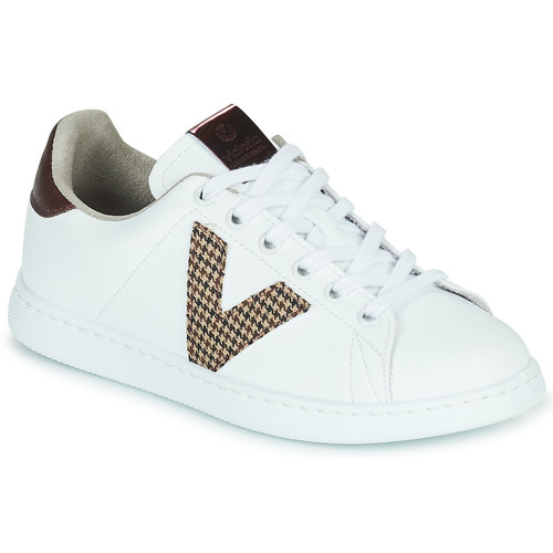 Victoria - TENIS EFECTO PIEL & GALE - Blanc / Rose