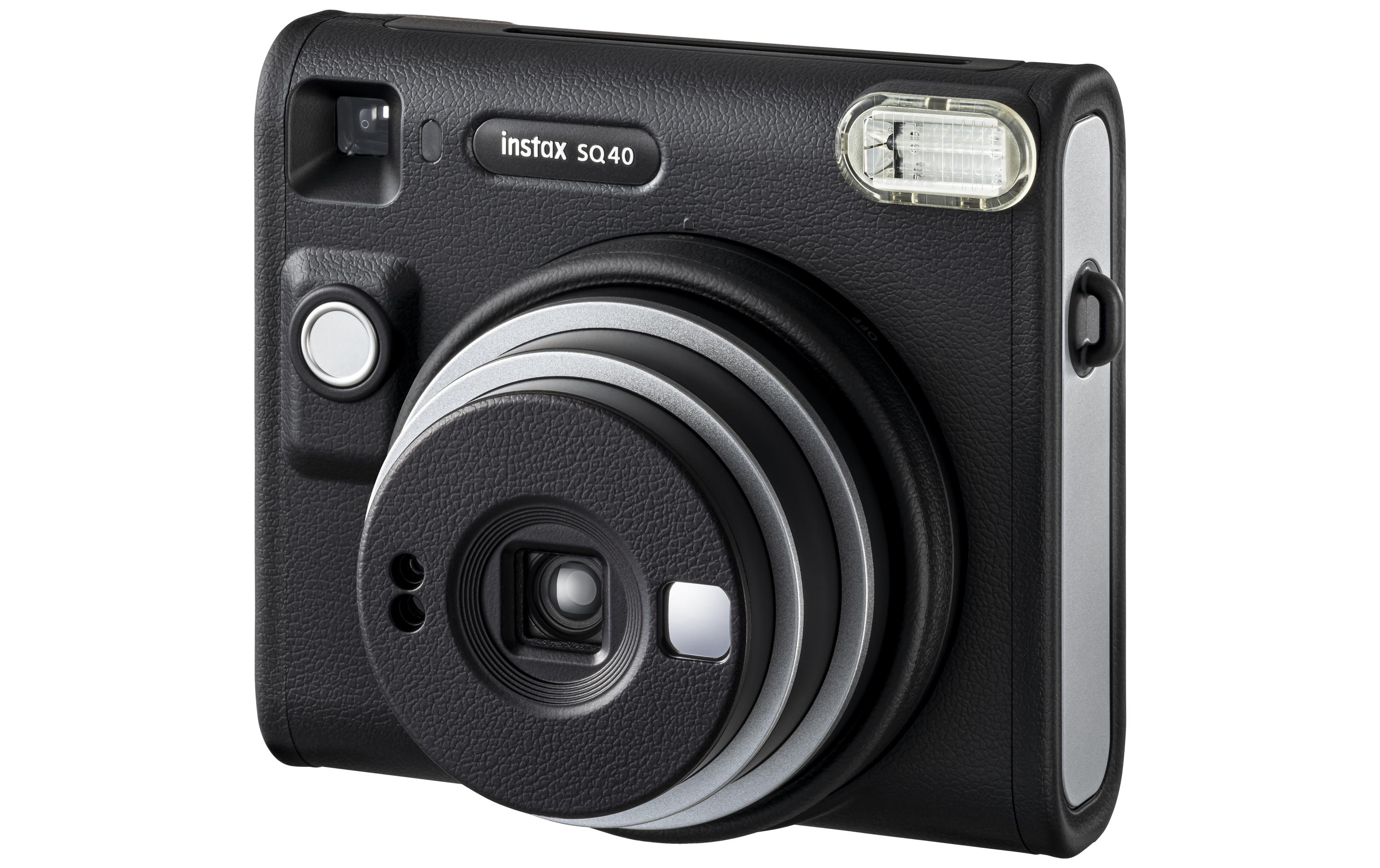 Fotokamera Instax Square SQ40 Schwarz<br>Erfassen Sie Ihr wahres Ich – Must-Have Kamera mit Nostalgie-Feeling