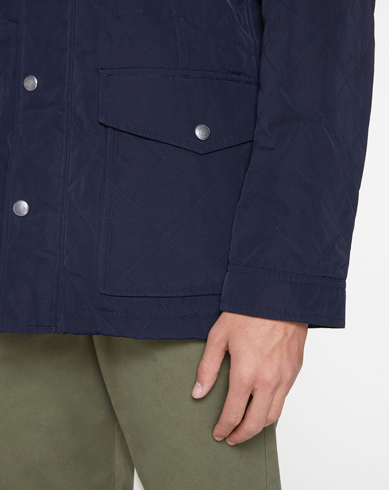 Hackett London Parka légère olborne bleue