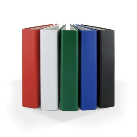 Livepac Office Ringbuch mit 2-Ringmechanik, DIN A5, 10 Stück, je 2x grün, rot, schwarz, gelb und blau