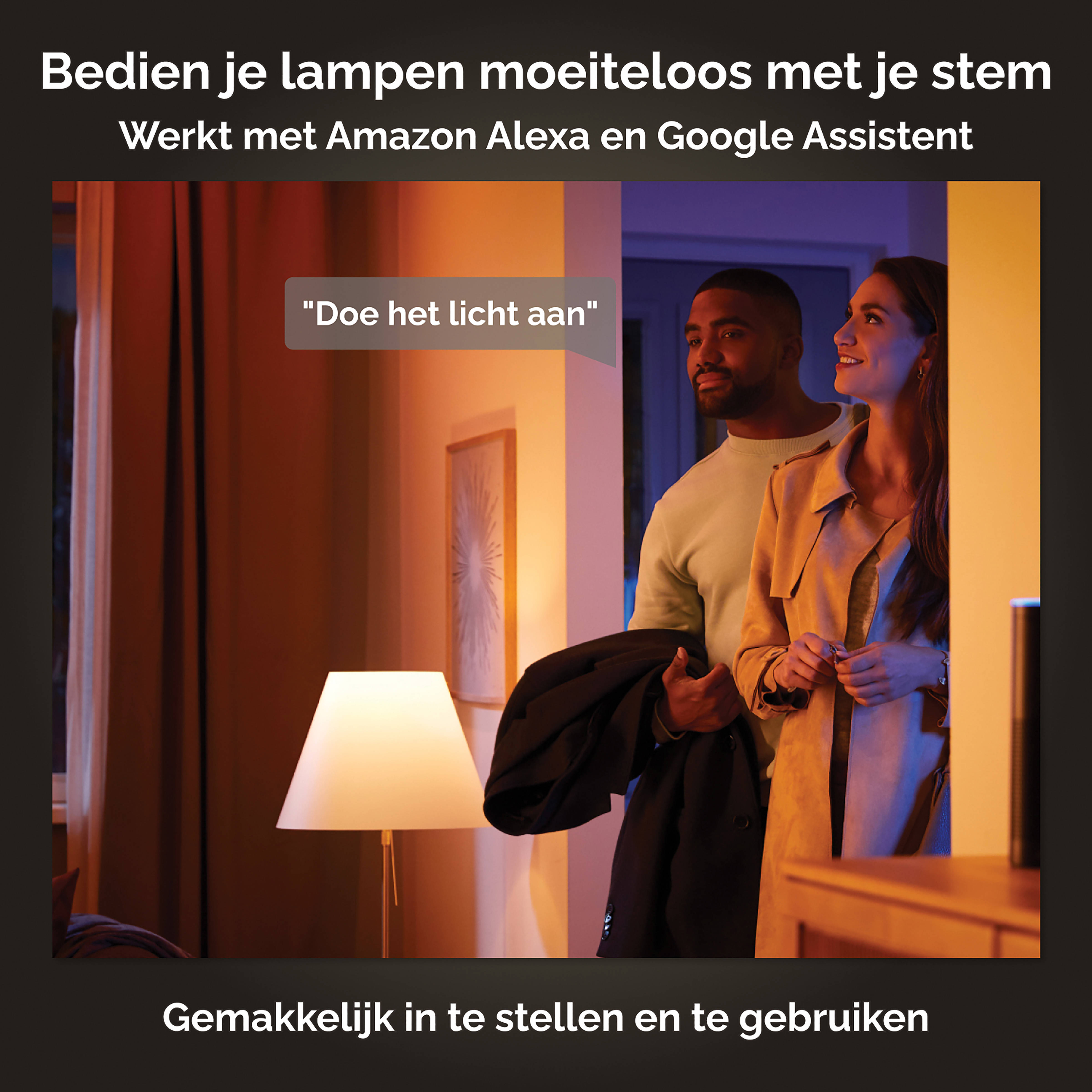 Philips Hue kaarslamp - wit en gekleurd licht - 2-pack - E14