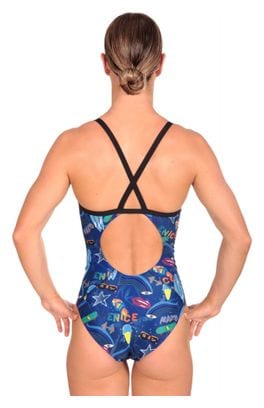 Maillot de Bain Femme Mako Nereid Venice Night Bleu / Multicolore
