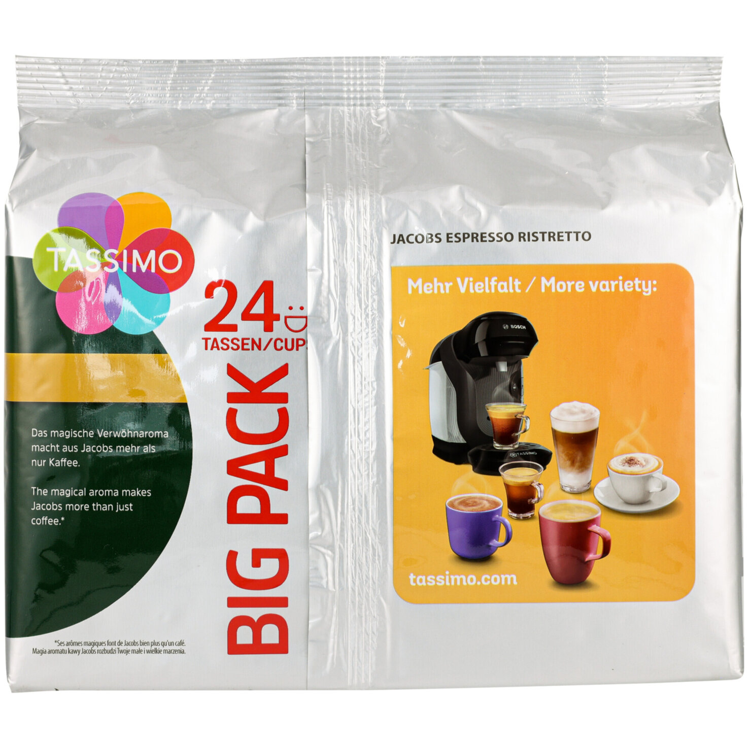 Tassimo Espresso Ristretto Kaffeekapseln 24 Stück