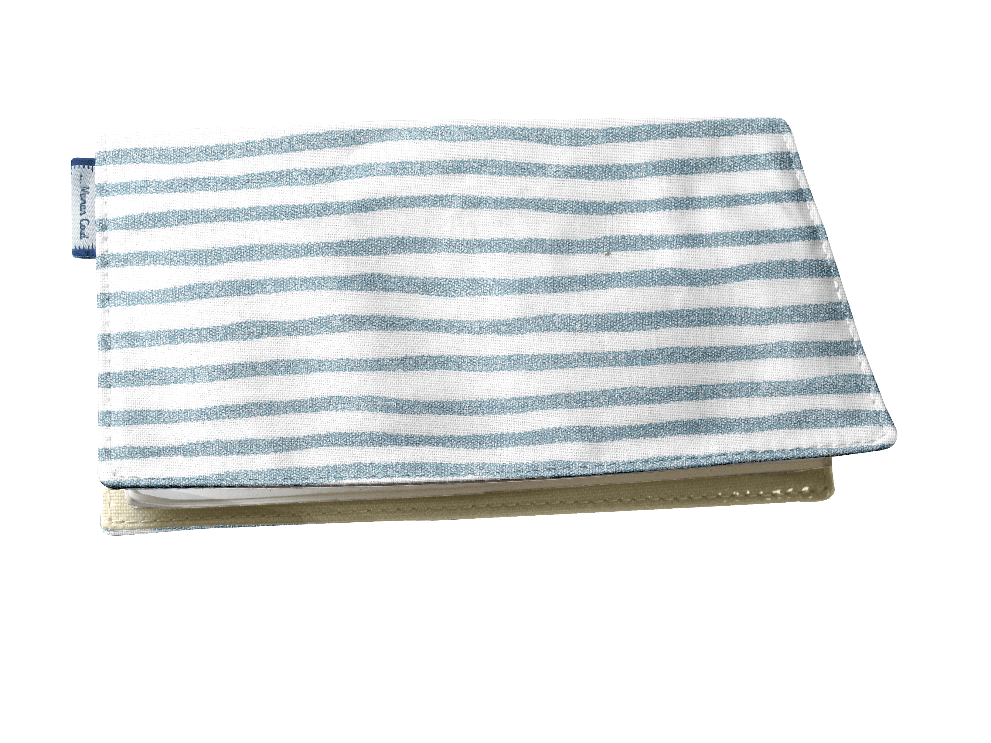 Porte Chéquier Rayé Bleu Blanc