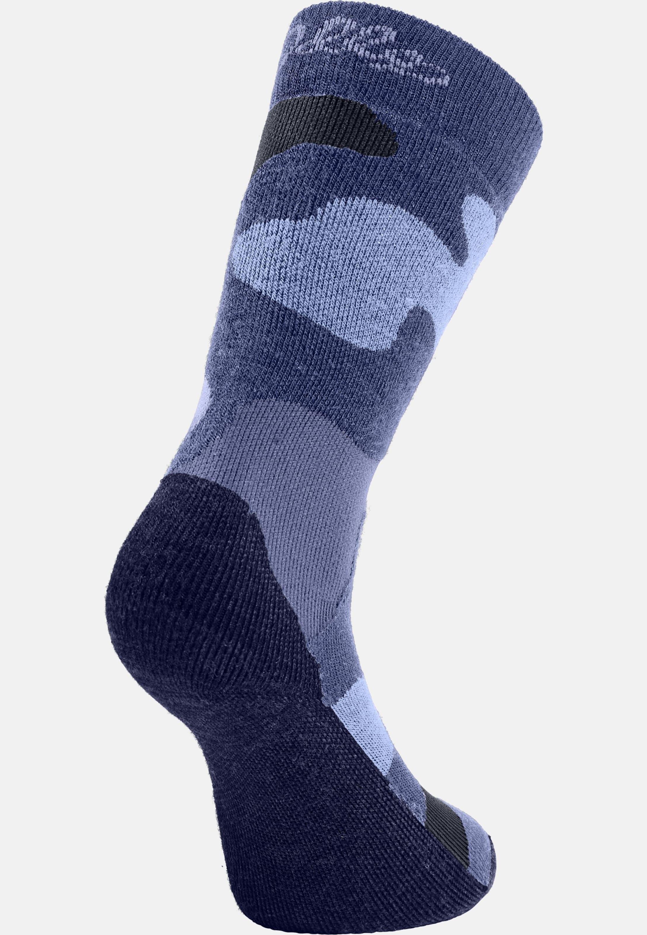 Adventurer Merino Warm Skisocken in skipper blue - blue heron
