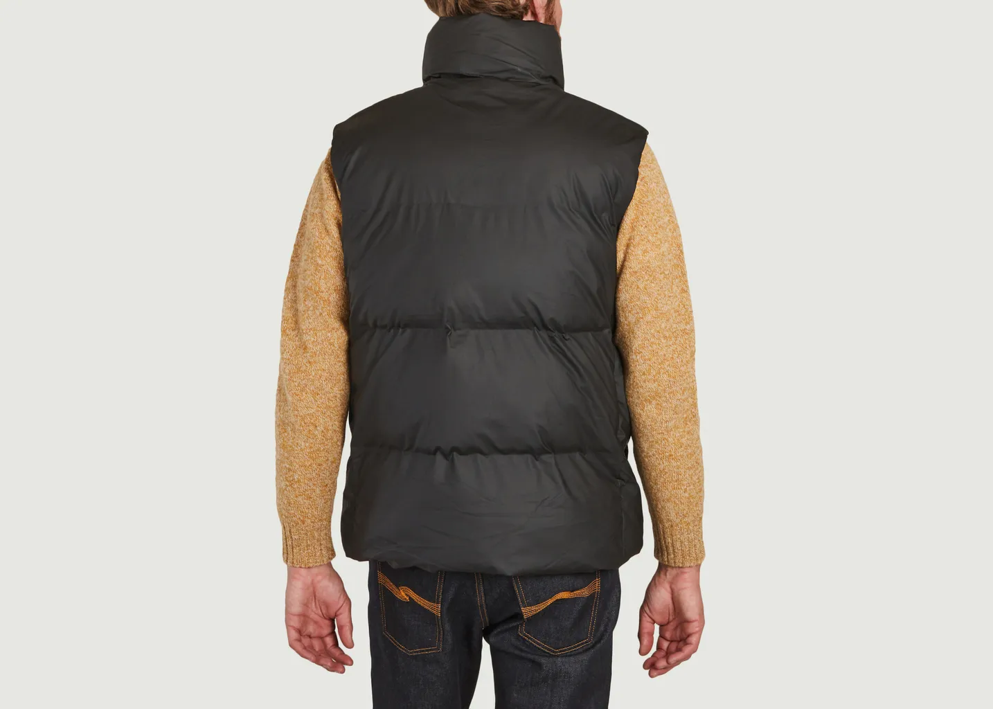 Doudoune courte sans manche coupe boxy Rains