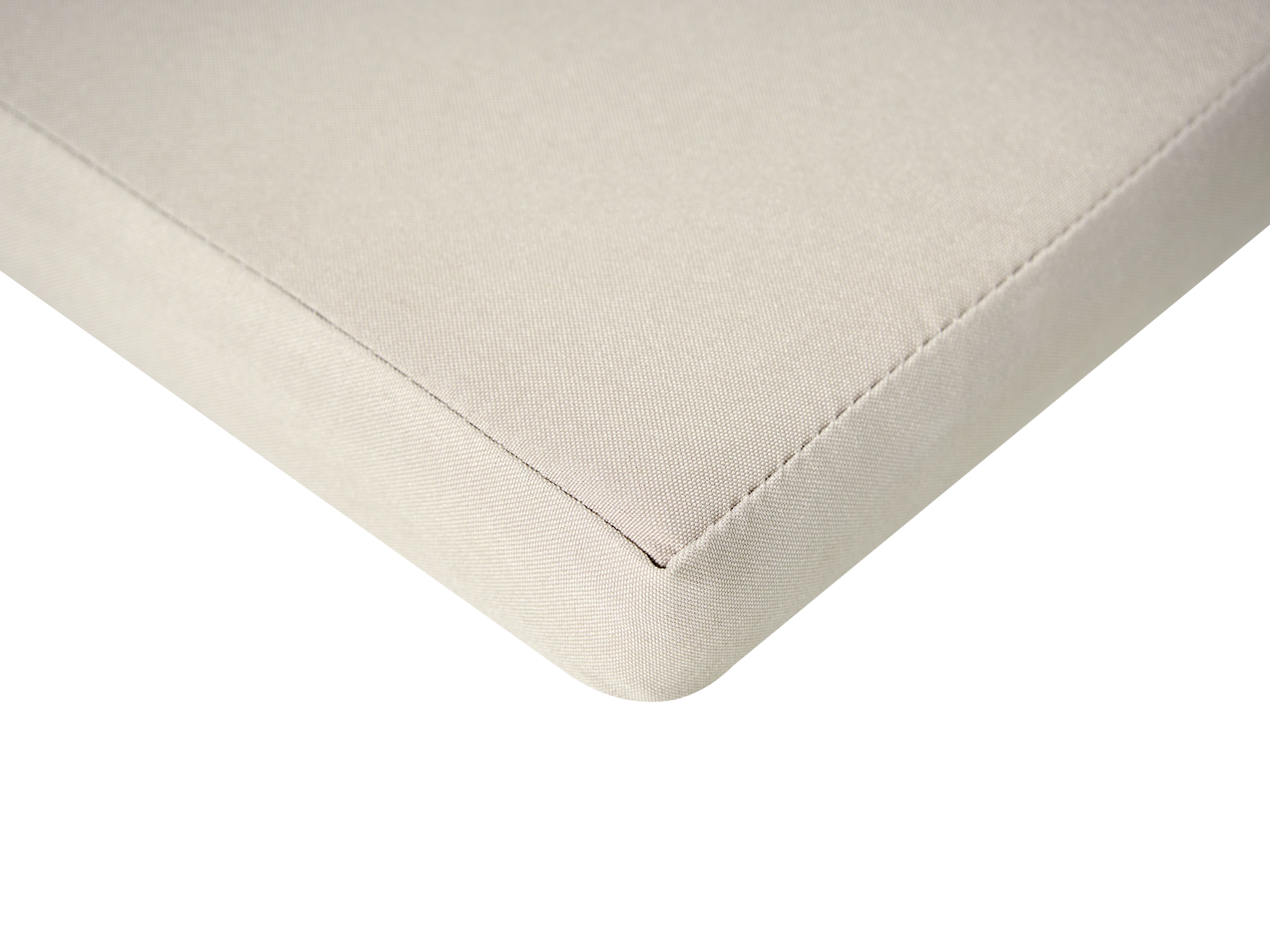 Ligstoel met kussen AMANTEA PREMIUM Acaciahout Taupe