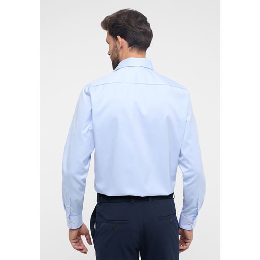 Eterna Langærmet Comfort Fit Skjorte, Blå, 40